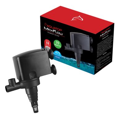 AQUATOP MaxFlow 475 GPH Submersible Aquarium Power Head, Quiet and Efficient, PH-22